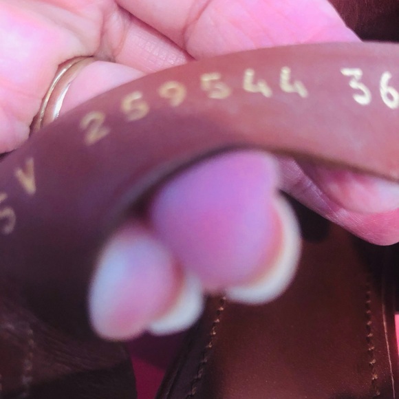 YSL brown leather sandal - Picture 4 of 5